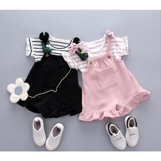 【新品】２点セット　ブラウス+パンツ　女の子　子供服　キッズ 　韓国ファッション(ブラウス)