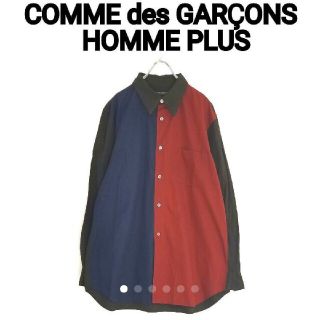 コムデギャルソンオムプリュス(COMME des GARCONS HOMME PLUS)の激レア AD1994 コムデギャルソン マルチカラーオーバーサイズシャツ(シャツ)