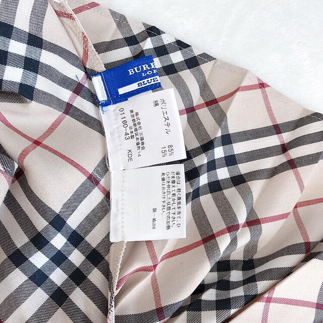 BURBERRY BLUE LABEL - BURBERRY BLUE LABEL チェック柄キャミワンピ