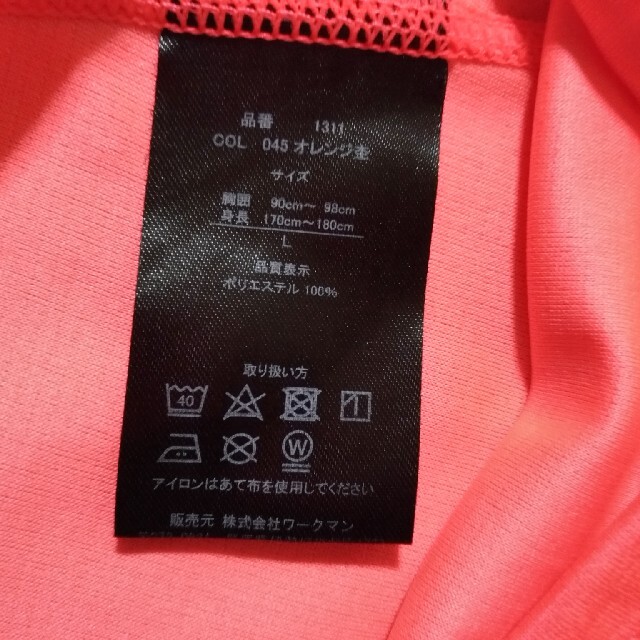 ワークマンTシャツ。オレンジ色 メンズのトップス(Tシャツ/カットソー(半袖/袖なし))の商品写真