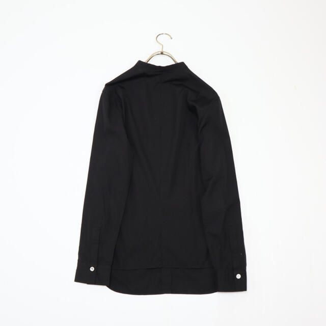 Yohji Yamamoto(ヨウジヤマモト)のYohji Yamamoto +NOIR サイドリブ スタンドカラーシャツ レディースのトップス(シャツ/ブラウス(長袖/七分))の商品写真