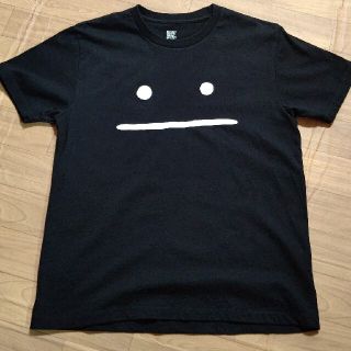 デザインティーシャツストアグラニフ(Design Tshirts Store graniph)のgraniphグラニフ　ビューティフルシャドーTシャツ　ブラック　サイズS　古着(Tシャツ(半袖/袖なし))
