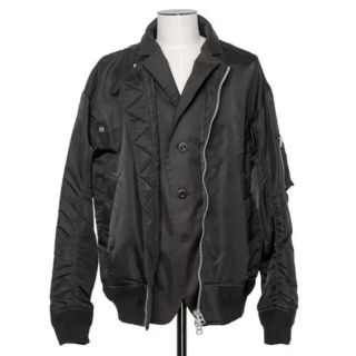 サカイ(sacai)のSacai MA-1 Blouson black(ブルゾン)