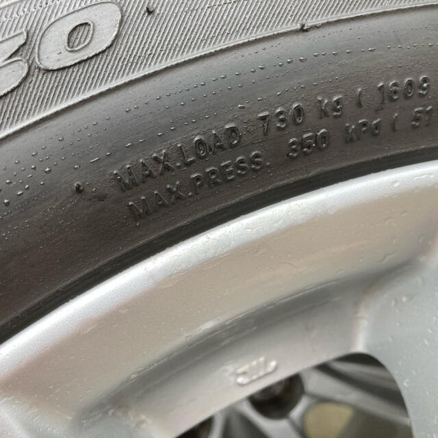 トヨタ(トヨタ)の30系アルファード、ヴェルファイア前期　S純正アルミ　235/50 R18タイヤ 自動車/バイクの自動車(タイヤ・ホイールセット)の商品写真