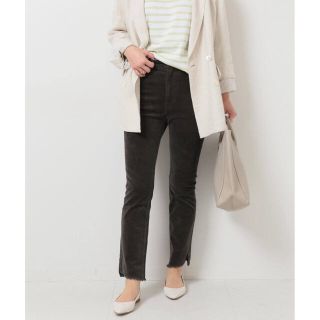 スピックアンドスパン(Spick & Span)のコーデュロイミッドライズスリムストレート♡Spick & Span(カジュアルパンツ)