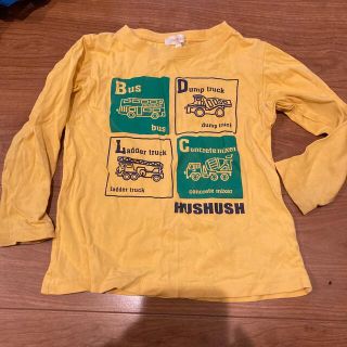 ハッシュアッシュ(HusHush)のHUS HUSH はたらくくるま　カットソー　100(Tシャツ/カットソー)