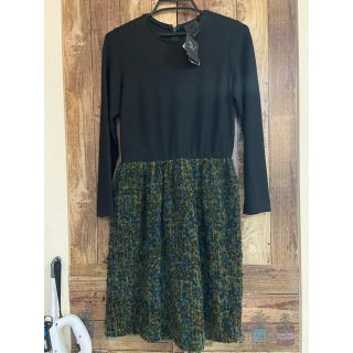 アナスイ(ANNA SUI)の新品 ANNA SUI アナスイ ワンピース 黒 P S アメリカ製(ひざ丈ワンピース)