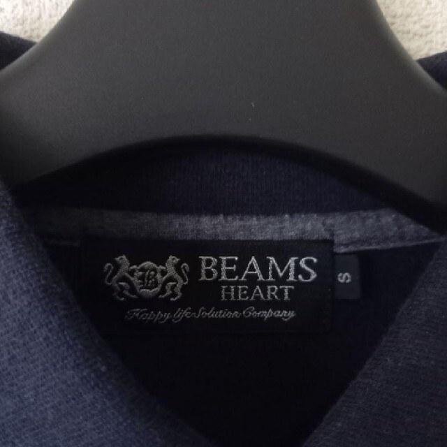 BEAMS(ビームス)の☆BEAMS　ビームス　ポロシャツ　黒　Sサイズ　美品 メンズのトップス(ポロシャツ)の商品写真
