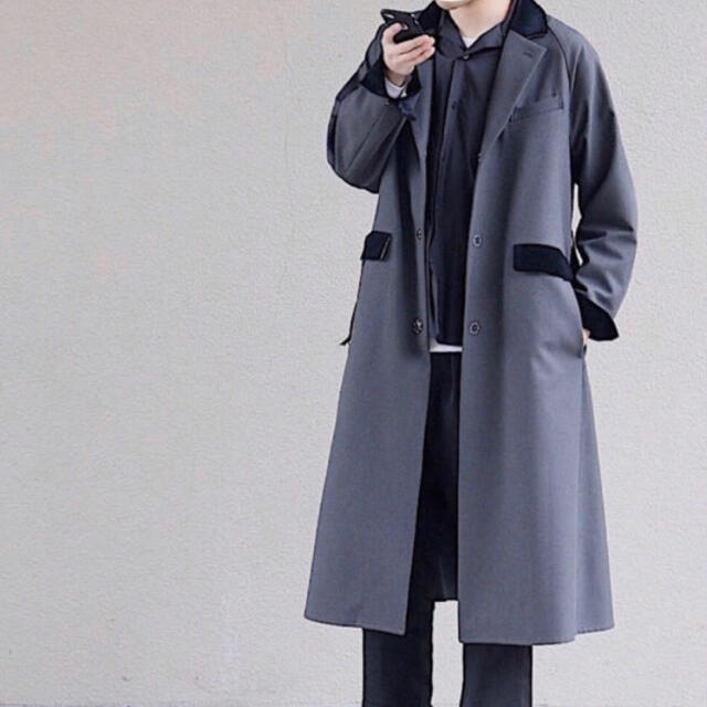 SUNSEA 18AW POLYYS WOOL COAT