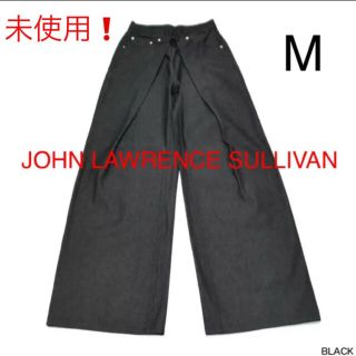 ジョンローレンスサリバン(JOHN LAWRENCE SULLIVAN)のJOHN LAWRENCE SULLIVAN ワイド デニム パンツ ブラック(デニム/ジーンズ)