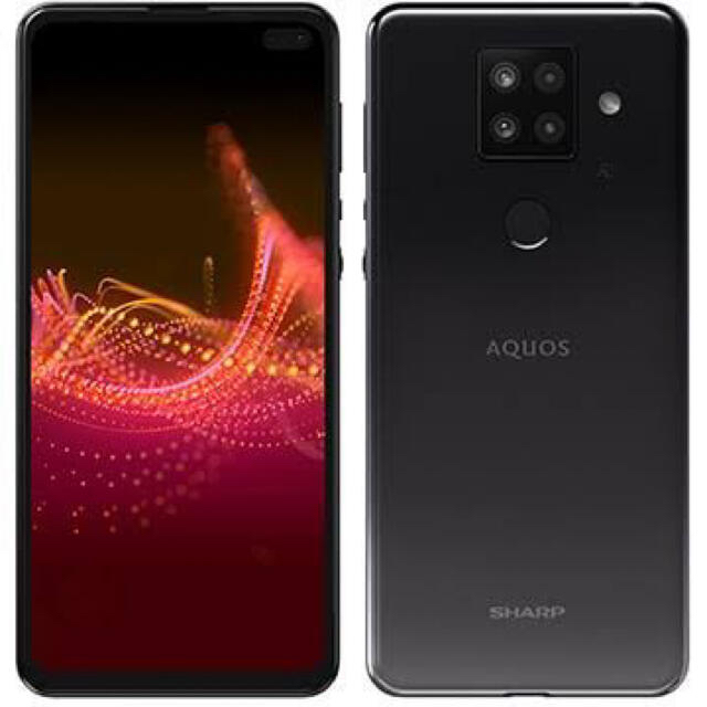 Android10【新品】SHARP AQUOS sense4 plus ブラック 128GB