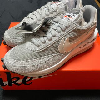 ナイキ(NIKE)のNIKE sacai fragment LD waffle 25.5cm グレー(スニーカー)