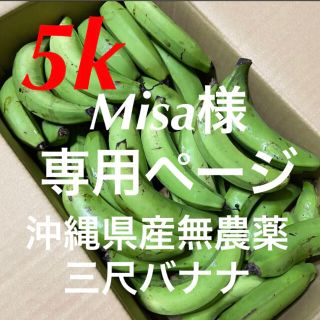 Misa様専用　大人気❣️沖縄県産三尺バナナ(台湾系島バナナ)✨5キロ分✅(フルーツ)