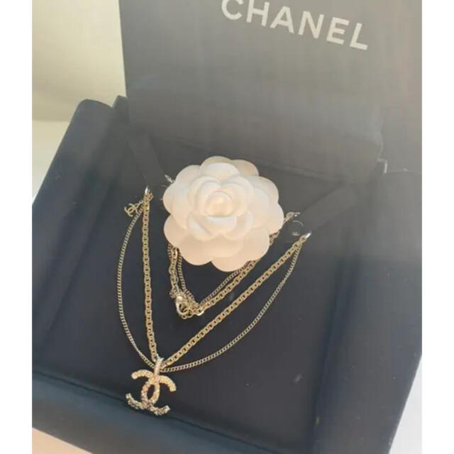 CHANEL、GOLDメッキ、チャームネックレス、ココマーク、ハイクラス