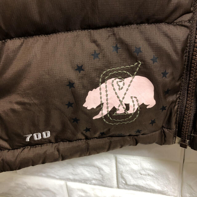 THE NORTH FACE - ザノースフェイス 700フィル ダウンベスト 刺繍