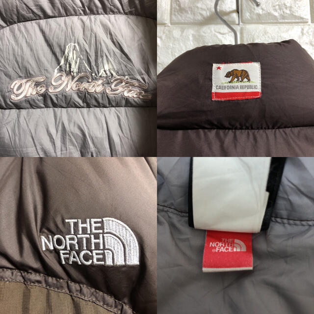 THE NORTH FACE(ザノースフェイス)のザノースフェイス　700フィル  ダウンベスト　刺繍　レディースMサイズ レディースのジャケット/アウター(ダウンベスト)の商品写真