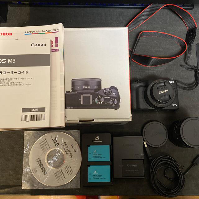 Canon EOS M3 WレンズキットBK 人気特価 restorativetouch.dk