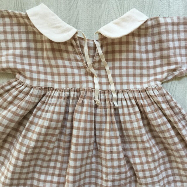 Caramel baby&child (キャラメルベビー&チャイルド)のliilu チェックワンピース 12m キッズ/ベビー/マタニティのベビー服(~85cm)(ワンピース)の商品写真