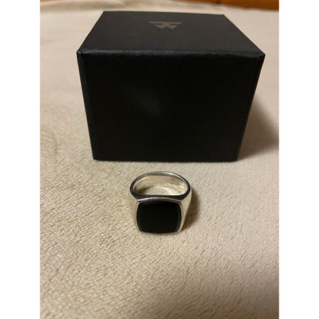 tomwood cushion black onyx ring 指輪 リング