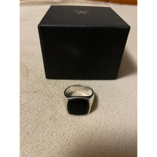 マルタンマルジェラ(Maison Martin Margiela)のtomwood cushion black onyx ring 指輪 リング(リング(指輪))