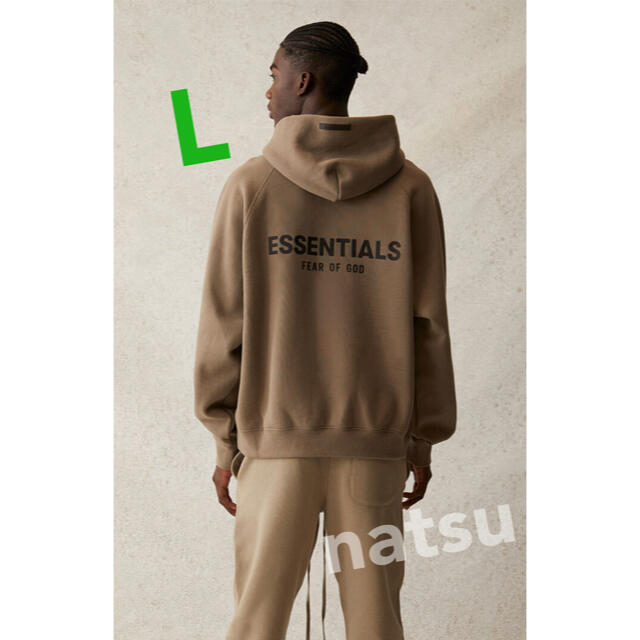 専用 Fear Of God Essentials Logo Hoodie