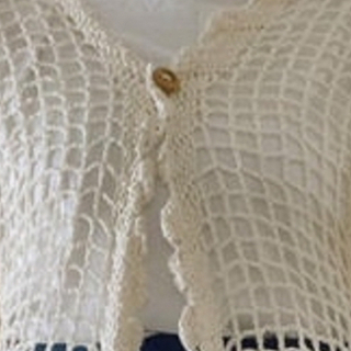 古着 ビンテージ 70s  メッシュ シャツ デッドストック スカラップ(シャツ/ブラウス(半袖/袖なし))