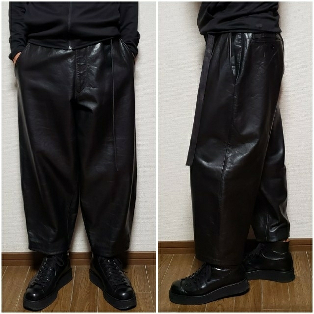Yohji Yamamoto - 最終価格 Yohji Yamamoto POUR HOMME レザー Yohji Yamamoto - 最終価格 Yohji Yamamoto POUR HOMME レザー
