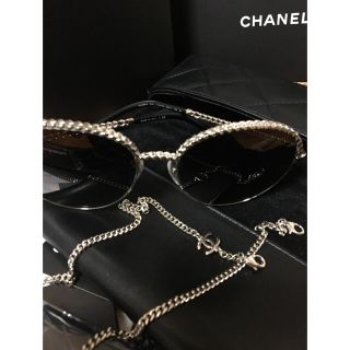 シャネル(CHANEL)の専用  シャネル アラウンド ココマークチェーン付 パントシェイプ サングラス(サングラス/メガネ)