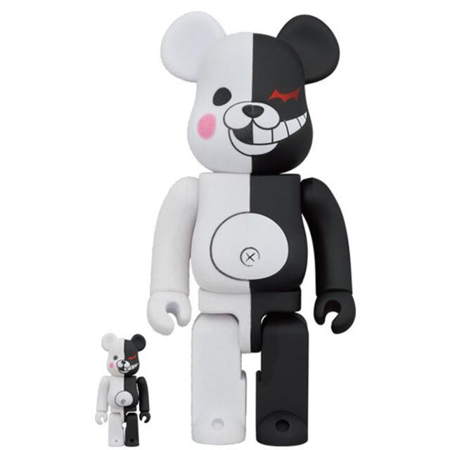 BE@RBRICK モノクマ ラバーコート&フロッキー 100% 400%