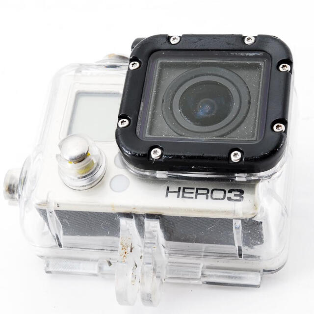 GoPro(ゴープロ)のGoPro 3 防水ケース付き　本体ジャンク　 スマホ/家電/カメラのカメラ(コンパクトデジタルカメラ)の商品写真