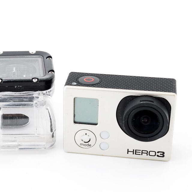 GoPro(ゴープロ)のGoPro 3 防水ケース付き　本体ジャンク　 スマホ/家電/カメラのカメラ(コンパクトデジタルカメラ)の商品写真