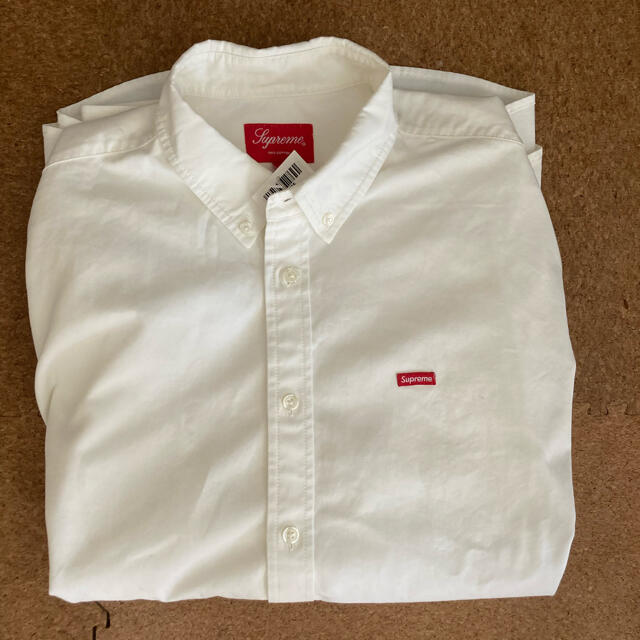 【最安値】Supreme Small Box Twill Shirt White