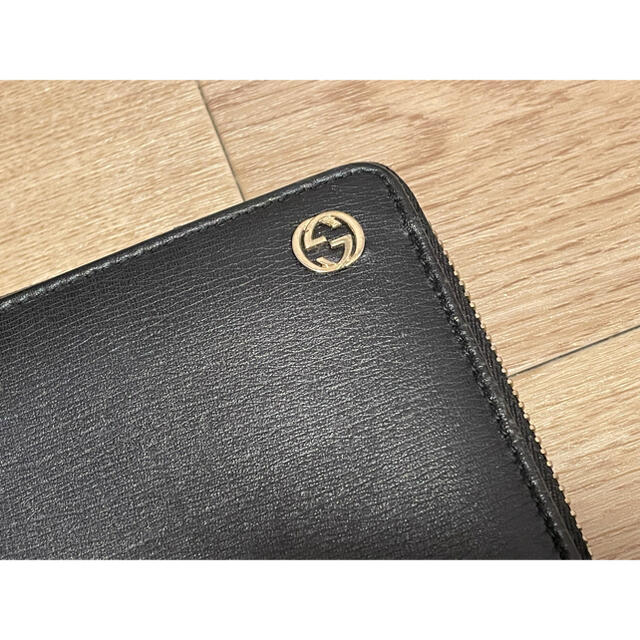 Gucci(グッチ)のGUCCI ラウンドジップ長財布　黒 メンズのファッション小物(長財布)の商品写真