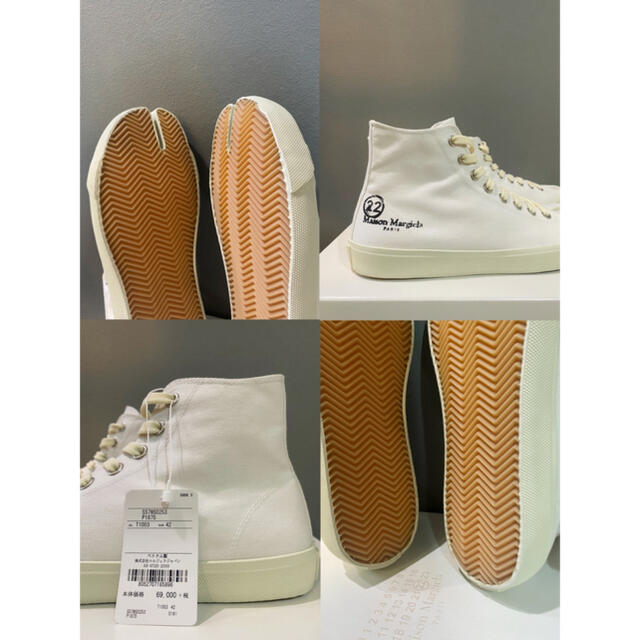 Maison Martin Margiela(マルタンマルジェラ)のMaison Margiela メゾン マルジェラ 足袋 42 キャンパス メンズの靴/シューズ(スニーカー)の商品写真