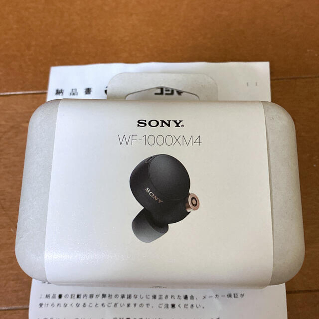 WF-1000XM4BM 新品未使用 ブラック - ヘッドフォン/イヤフォン