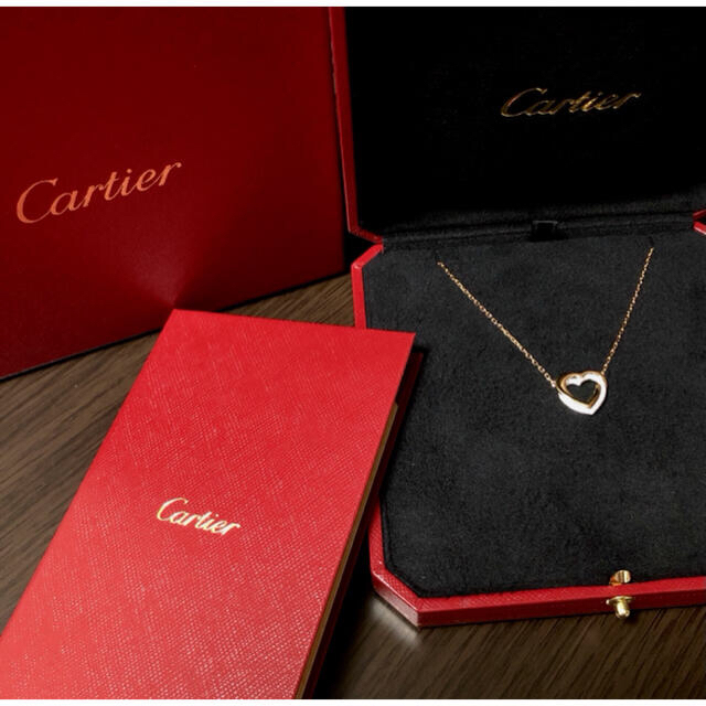 Cartier(カルティエ)のカルティエ Cartier トリニティハート ダイヤネックレス クリーニング済 レディースのアクセサリー(ネックレス)の商品写真