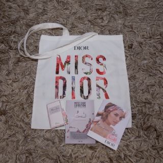 ディオール(Dior)のMISS DIOR EXHIBITION　ノベルティトートバッグ(トートバッグ)