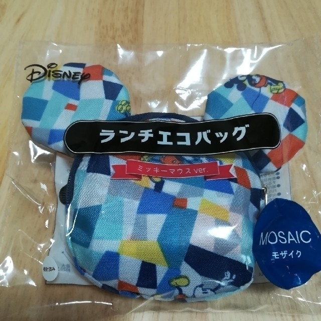 Disney(ディズニー)のディズニー　ランチエコバッグ　ミッキーマウスVer.〈モザイク〉 レディースのバッグ(エコバッグ)の商品写真