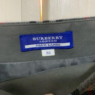 バーバリーブルーレーベル(BURBERRY BLUE LABEL)のBurberry✨チェックミニスカート(ミニスカート)