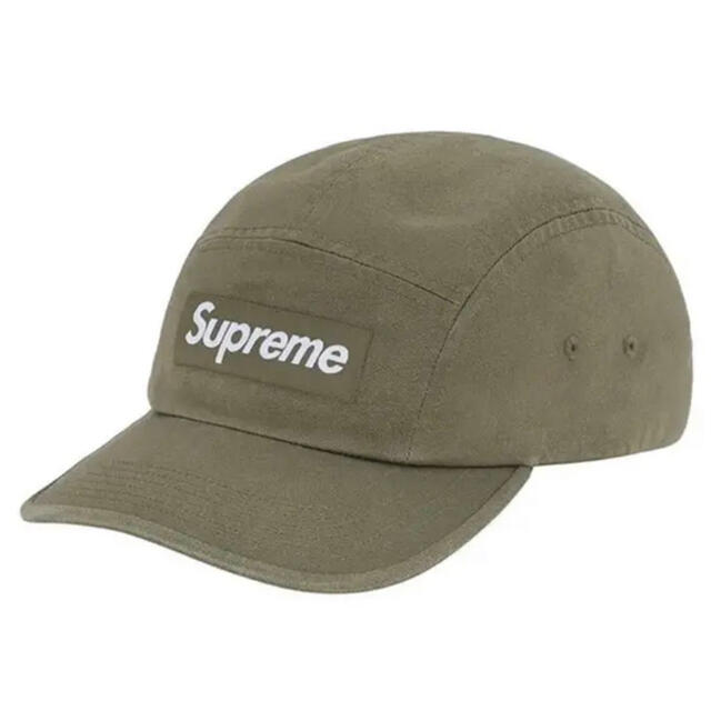 Supreme Washed Chino Twill Camp Cap カーキ