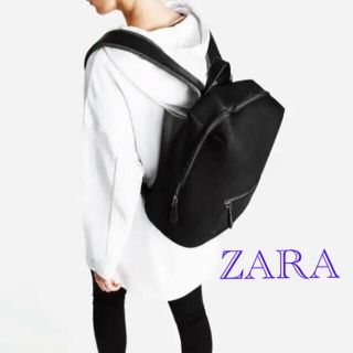 ザラ(ZARA)の完売商品　美品　ZARA   ブラック　リュック(リュック/バックパック)