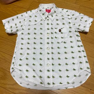 アベイシングエイプ(A BATHING APE)のsup翔様専用★APE エイプape キッズ110　シャツ　ハンドメイド(Tシャツ/カットソー)