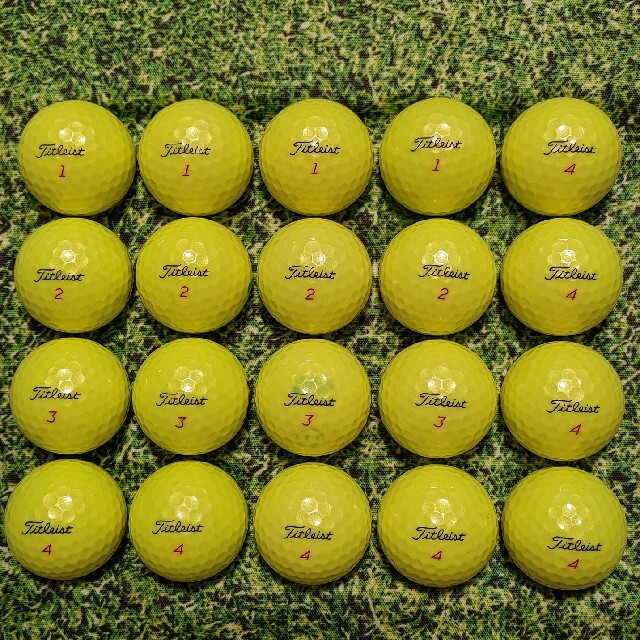 美品 2019 タイトリスト PRO V1X ロストボール ゴルフボール 315