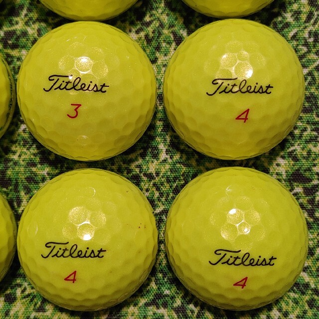 美品 2019 タイトリスト PRO V1X ロストボール ゴルフボール 315