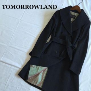 トゥモローランド(TOMORROWLAND)のカシミヤ100% カシミヤ　コート　トゥモローランド(ロングコート)