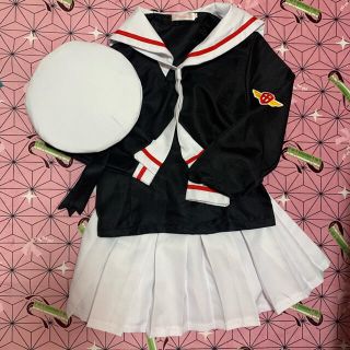 カードキャプターさくら 制服 コスプレ ハロウィン 仮装(衣装一式)