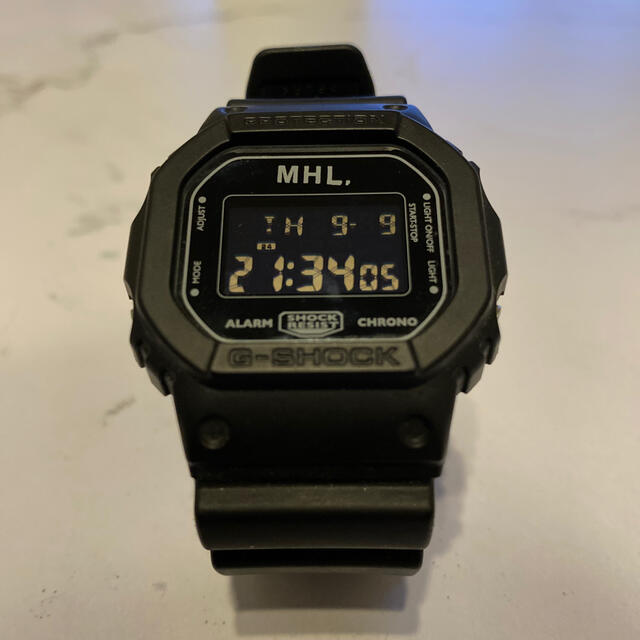 MARGARET HOWELL(マーガレットハウエル)のMHL. コラボG-SHOCK 黒 メンズの時計(腕時計(デジタル))の商品写真