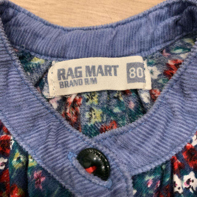 RAG MART(ラグマート)のラグマート　ragmart ワンピ　80 キッズ/ベビー/マタニティのベビー服(~85cm)(ワンピース)の商品写真