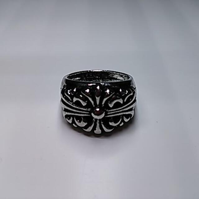 激安★指輪 キーパーリング クロムタイプ クロス シルバー メンズのアクセサリー(リング(指輪))の商品写真