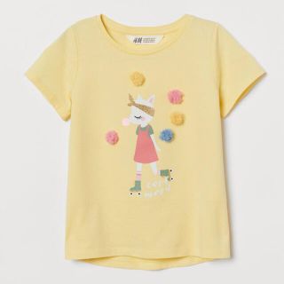 エイチアンドエム(H&M)のH&M  デザイントップス  Tシャツ　120/130(Tシャツ/カットソー)